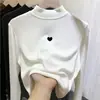 Camiseta base de otoño e invierno para niñas, camiseta de manga larga perchada, elegante top interior de cuello alto parcial para bebés, cálido top de forro polar