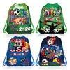 Wf113 Copa Mundial de Fútbol Fiesta Bolsa No Tejida Regalo Bolsa Promocional Decoración para Sesión de Fotos Almacenamiento Bolsa con Cordón