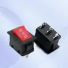Interruptor Basculante de Perna Curta Kcd1, Três Posições, Interruptor Basculante de Alimentação com Três Terminais, Impresso com Caracteres Chineses, 15*21mm