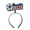 Las diademas de fútbol para el Mundial son accesorios esenciales para apoyar a tu equipo, decoraciones de fiesta con forma 3D y accesorios para animar