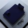 Suéter de punto de cuello alto para hombre Otoño e Invierno Color Sólido Jersey Talla Grande Holgado Camisa Base Manga Larga Simple Interior Otoño e Invierno