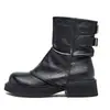 Botas de empilhar Calças de viagem do oeste de Xinjiang Botas de perna de calça 2026 novas botas curtas femininas Botas Martin cor marrom Mallard femininas