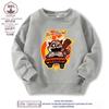 Criaturas sonrientes sonrisa de terror suéter de animal algodón cuello redondo ropa para niños y niñas top de primavera y otoño
