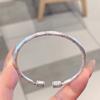 Pulsera de Tobillo Plata 9999 Pulsera de Tobillo de Plata Tailandesa Pulsera de Sutra Budista Pulsera de Tobillo de Plata Pulsera Sólida Regalo de Cumpleaños Día de San Valentín