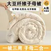 Em estoque, pronto para enviar: Colcha acolchoada dois em um com zíper, adequada para primavera, outono e inverno, feita com enchimento de fibra de soja