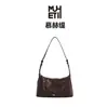 2026 Nova Bolsa Feminina de Ombro Único com Textura Simples de Alta Qualidade para Axila Moda Casual para o Dia a Dia Bolsa Transversal