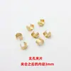 50 Piezas de Hebilla Clip Forma de C de Cobre Latón Clip de Hebilla de Alambre Clip de Hebilla para Cuerda Clip de Hebilla Cabeza de Hebilla Clip de Hebilla de Apertura Fija Accesorios para Joyería DIY