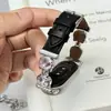 Adecuado para Pulsera Xiaomi 11, Nueva Correa de Reloj Kt Cat Incrustada de Diamantes 8/9/Nfc, Elegante Correa de Cuero para Reloj de Pulsera para Mujer
