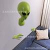 Adornos Creativos de Alienígena Verde Nuevo Transfronterizo Arte de Pared Alienígena 3D Decoraciones Colgantes Divertidas para el Hogar