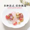 Ágata de cuarzo natural con forma de lazo y agujero pasante, accesorios de joyería hechos a mano de alta gama para pulseras y collares, venta al por mayor
