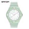 Relojes Sanda, tendencia de moda, temperamento al aire libre, creativo, pequeño, fresco, para mujeres, estudiantes de secundaria, jóvenes, ocio, estilo ins, reloj de pulsera