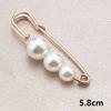 Alfinete de Aperto de Cintura com Pérola para Ajustar a Linha da Cintura das Roupas e Mudar o Pequeno Artefato para Evitar Exposição Broche Fivela de Cintura para Calças Femininas