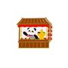 Pegatinas para refrigerador con diseño de panda gigante de Wenchuang Guochao, lindas pegatinas magnéticas de animales, recuerdos turísticos de Sichuan.