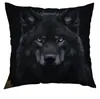 Funda de Almohada Cruzada Amazon Temu Tigre Blanco León Pantera Negra Lobo Bestia Oficina Dormitorio Sofá