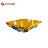 Taller Pista de Manejo de Carga Carro Plano Ac Alimentado por Cable Vehículo de Transporte de Pista Control Remoto Pista de Suelo Manejo Carro Plano