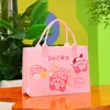 Nueva Bolsa Tote de Fieltro de Dibujos Animados Regalo de Cumpleaños de Alto Valor Bolsa de Regalo de Fieltro Evento Festivo Favor de Fiesta de Fieltro