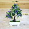 Enfeites criativos para decoração de casa, plantas artificiais em vasos, grama artificial, bola de bonsai, mini árvore, mini bola de sakura, bola de neve