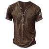 Comércio exterior transfronteiriço verão plus size juventude sem gola casual casual solto dos homens 8 impressão digital sem capuz camiseta de manga curta