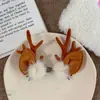 Accesorios para la Cabeza Navideños Diadema de Cuernos Diadema de Reno Pinza para el Cabello de Celebridad de Internet Sombrero para Niña Adulta Pinza para el Cabello Cabello Navideño para Niños