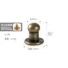 Direto da fábrica monge cabeça chupeta prego tampa do prego cobre ferro hardware de aço inoxidável bagagem sapatos acessórios