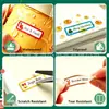 Pegatinas térmicas mini de vacaciones, aptas para impresoras D30/D35/P15, son autoadhesivas, papel térmico de etiquetas de colores para Navidad