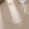 Venda Quente Moda Ouro Vento do Oceano Série de Letras Colar de Pérolas Decoração de Concha Estrela do Mar Concha Venda Quente Explosões