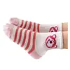 Calcetines para Niña Primavera y Otoño Calcetines de Media Caña Lindos Dibujos Animados Calcetines Infantiles Oso Fresa Rosa Niño Grande Rayados