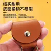 Bolsa de púas de guitarra de cuero Set de púas para guitarra acústica y eléctrica Caja Llavero de púas para ukelele Clip para púas