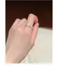 Anel Estilo Coreano Feito à Mão Escovado Brilhante Estrela de Diamante Trabalho Pesado Design de Nicho Anel para Dedo Indicador Anéis de Empilhamento de Temperamento Mulheres