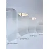 Accesorios para Bodas Columna Cuadrada de Acrílico Transparente Guía de Camino Escenario de Boda Exhibición de Ventana Adornos Geométricos de Exhibición de Acrílico