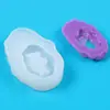 Molde de Pegamento de Cristal Hecho a Mano DIY Colgante de Joyería de Piedra Cruda Artificial Adornos de Racimo de Cristal Molde de Silicona Hecho a Mano