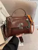 Bolso Grande Estilo Urbano Diseño Único Bolso Cuadrado Pequeño Bolso Cruzado de Cuero Suave de Gran Capacidad para Mujer Bolso de Trabajo Versátil
