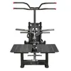 Entrenador comercial de sentadilla con cinturón, máquina de sentadilla Rhino montada en la pared, entrenador de cadera y muslo para estudio de entrenamiento personal