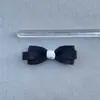 Accesorios de Moño Hechos a Mano Blanco y Negro Listos para Usar del Fabricante Accesorios de Tela para Manualidades Ropa para Bebés Bolsas Accesorios para la Cabeza Decoración Semi-Terminada