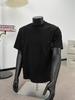 Camiseta de Manga Corta con Cuello Redondo y Diseño de Remaches y Costuras Deconstruidas de Estilo Retro Americano para Hombre, Verano, Nueva Moda de Marca, Top Holgado