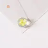 Accesorios para joyería DIY 15 mm cuentas de bola de flor seca material para pulsera tejida collar cuentas sueltas caseras para adulto estudiante