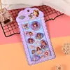 Esponja tridimensional desenho animado adesivos de bolha para celular adesivos de princesa desenho animado de menina fofa adesivos adesivos de bolha tridimensional brinquedos