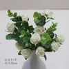 Flores Blancas Materiales Flores de Boda Flores de Seda Materiales Florales Decoración de Techo de Salón de Bodas Flores Flores Artificiales Flores para Arcos Arreglo Floral Arte Floral