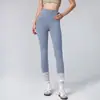 Pantalones de Yoga Elásticos Cómodos de Estiramiento Cintura Alta Control de Abdomen Levantamiento de Glúteos Específicos para Entrenamiento de Pilates y Deportes