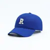 Gorra de Béisbol Casual de Moda Nueva con Forma de R, Gorra de Moda con Letras, Transpirable para Senderismo, Mismo Estilo que las Celebridades de Internet