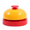 Campana de metal para responder, juguete para juegos de mesa, campana de servicio de pulsación manual, campana de palmada manual para entrenamiento y llamada de mascotas