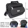 Kit de herramientas de tela Oxford engrosada, billetera multicapa, bolso de negocios, bolsa de carga para puesto, bolso de hombro único portátil universal, bolso cruzado