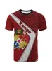 Ropa deportiva casual polinesia brasileña transfronteriza nueva comercio exterior camiseta impresa en 3D cuello redondo manga corta transfronterizo