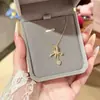 Colar de Laço Europeu e Americano Joia Exquisita Moda Joias de Luxo Acessível Corrente para Clavícula Feminina Colar Estilo Ins Colar de Nicho