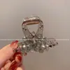 Pinza de Cristal para Mujer con Volumen de Cabello Medio, Pinza de Pelo de Gama Alta para la Parte Trasera de la Cabeza, Nuevo Pinza Tiburón 2025 Accesorios para el Cabello