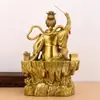 Adorno de Estatua de la Diosa Xuan Nu de los Nueve Cielos: Santa Madre de Pie en Plataforma de Pavo Real, Sosteniendo Espada, Estatua Sentada, Decoración de Hogar de Hada para Adoración