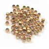 Clip para latas de acero inoxidable directo de fábrica, cuenta de posicionamiento, cuenta de templado, acero de titanio, pulsera DIY, cuenta suelta con agujero pasante, cuenta ligera, venta al por mayor