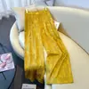 Calidad garantizada, seda, reductor de edad, chaleco estilo chino nuevo para madres, camiseta interior retro, pantalones de pierna ancha, conjunto de tres piezas