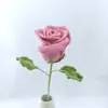 Tricô de Lã Feito à Mão Rosas para Taça de Vinho Buquê Pronto Presente de Dia dos Namorados