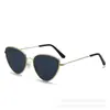Gafas de sol de moda europeas y americanas Ojo de Gato para hombre, Nuevas Gafas Retro Metálicas Transfronterizas, Gafas de Moda Versátiles para Fiesta y Viaje